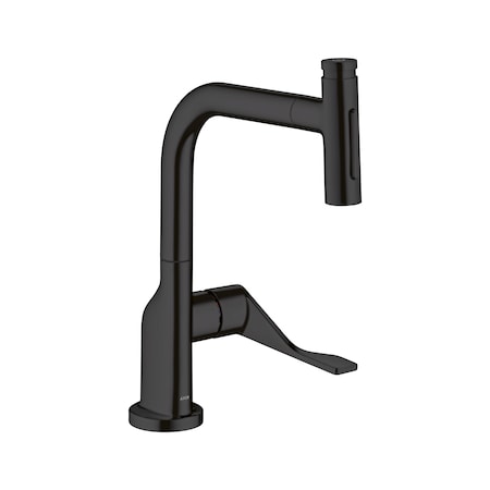 Axor Citterio Kitchen Faucet Select 2-Spray Pull-Out, 1.75 GPM in Matte Black 39863671