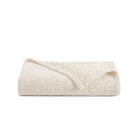 Arkwright Home Host & Home Cotton Throw Blanket 50x70 Beige - 1 Blanket P-THCOT-5070-BG