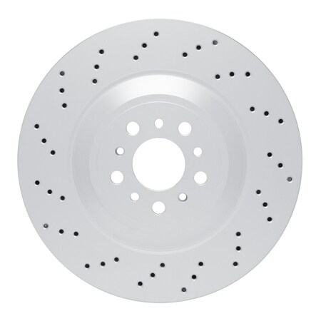 Dynamic Friction Co DFC GEOSPEC Coated Rotor - Drilled 624-31194D