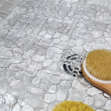 Idesign Pebblz 22'' Square Bath Mat 80210