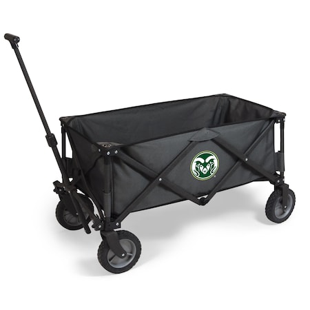 Picnic Time Family Of Brands NCAA Colorado State Rams Adventure Wagon Folding Wagon - Wagon Cart 739-00-679-134-0