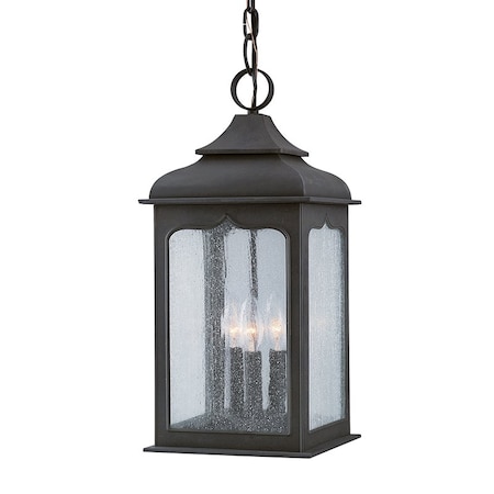 Troy Lighting Henry Street 3 Light Lantern 9 In. Textured Bronze F2017-TBZ
