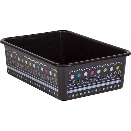 Teacher Created Resources Chalkboard Brights Large Plastic Storage Bin 20901