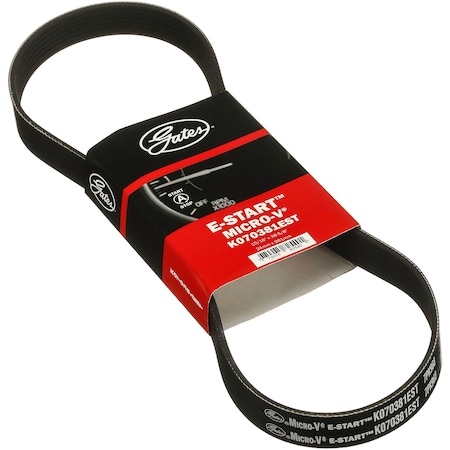 Gates E-Start Serpentine Belt K070381EST