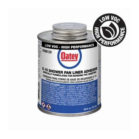 Oatey 16OZ LoVoc X15 Solvent 30812