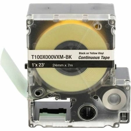Panduit Mp Cassette, Continuous Tape, Vinyl, 1.0 T100X000VXM-BK