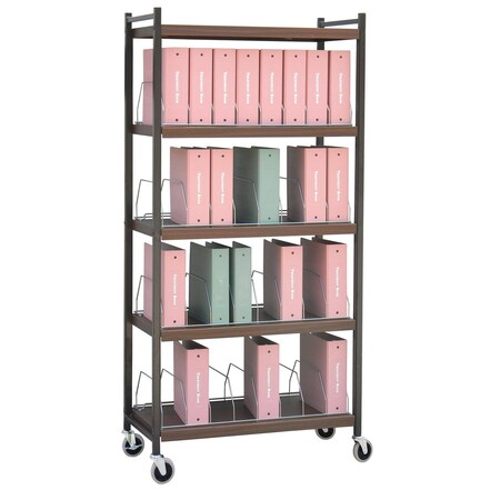 Omnimed Open Style Chart Racks Holds X-Large Binders, 32 Binder Capacity 261228-WG
