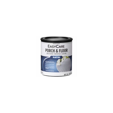 True Value Interior/Exterior Porch & Floor Coating, Urethane Fortified, White, Pastel Base Satin, 1-Qt. USF1-QT