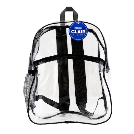 Bazic Products Clair Clear Backpack, 15in 1019