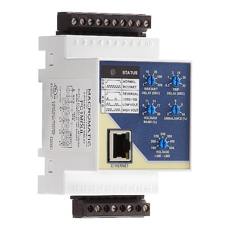 Macromatic CommPhaseRely, 20Pin, 10-132VDC/102-132VAC PC1MDUL-G