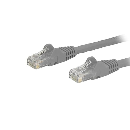 Ezgeneration 6 ft. Cat 6 Ethernet Patch Cable with RJ45 - Grey EZ971952