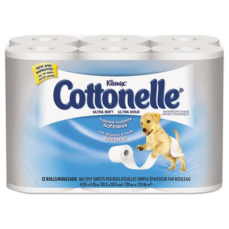 Deluxdesigns Tissue, Bath, 1Ply, 12/Pk, Wh DE39614