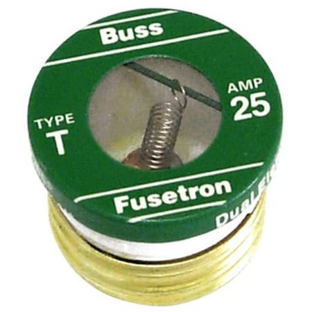 Eaton Bussmann 125V-25A Plug Fuse, 21PK 51122307