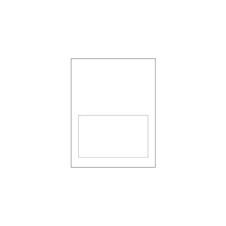 Bubblefast 7 x 4 Label Size Integrated Labels-1 Label per Sheet BFIL315