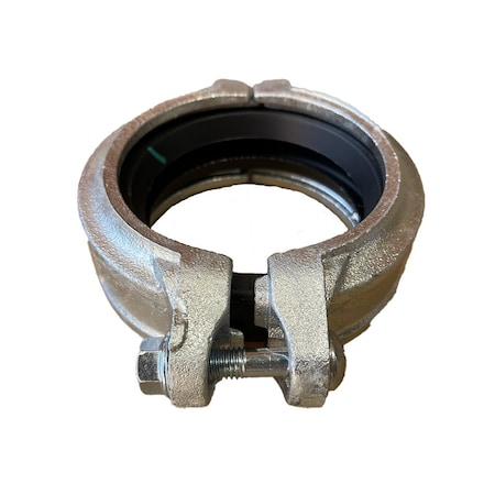 Industrial Choice Groove Coupling Tongue & Groove Galvanized EPDM 10 inch GV-CP-RTG-E-G-10
