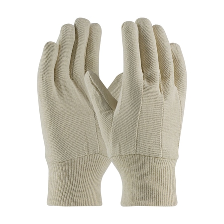 Pip Economy Grade Cotton/Polyester Canvas Single Palm Glove, Knit Wrist, Ladies, 12PK 90-908CI
