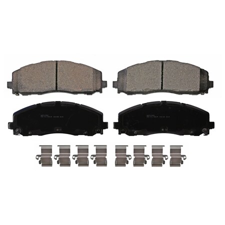 Wagner Brake QuickStop Front Disc Brake Pad Set Ceramic,  ZD2177