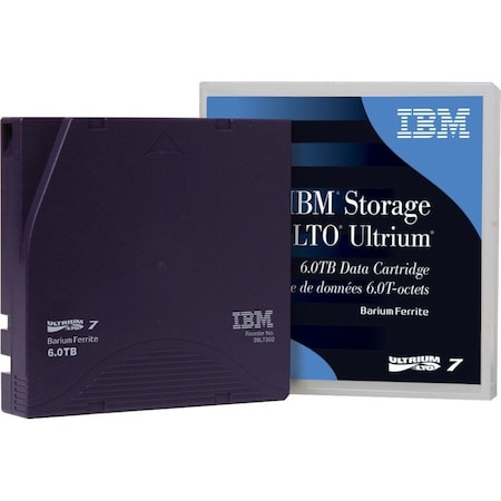 Ibm Corporation IBM 38L7302L 6TB & 15TB Ultrium-7; Linear Tape Open-7 with Barcode Label 38L7302L