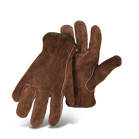 Boss Boss Men's Indoor/Outdoor Driver Work Gloves Brown L 1 pair B81162-L