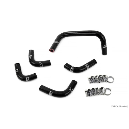 Hps Performance Silicone Idle Air Control Coolant Hose Kit 1995-1998 Nissan Skyline GTR R33 RB26DETT BCNR33, Black,  57-2134-BLK