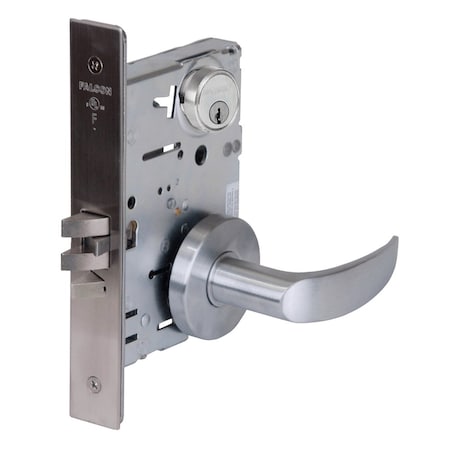 Falcon Grade 1 Classroom Security Mortise Lock, 5-Pin Conventional Cylinder, Avalon Lever, Gala Rose, Sati MA441P AG 626