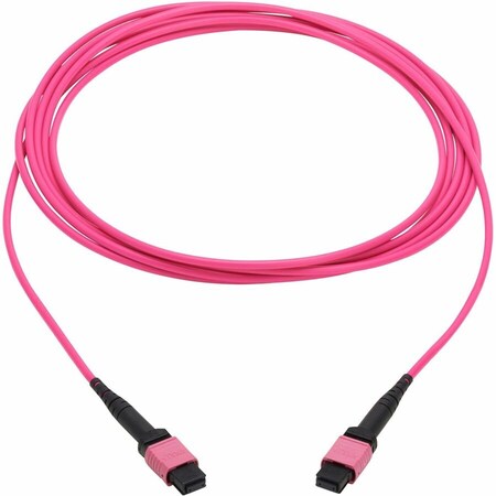 Eaton Tripp Lite Series 100G Multimode 50/125 OM4 Fiber Optic Cable 12F MTP/MPO-PC F/F, OFNP, N845B-03M-12MTA