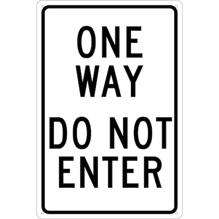 Nmc One Way Do Not Enter Sign, TM73G TM73G