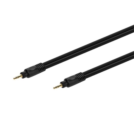 Monoprice A/V Cable, 3.5mm M/M cable, Black, 6ft 5577