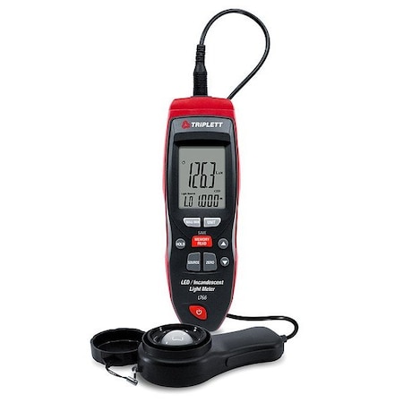 Triplett LED/Incandescent Light Meter with Certif LT66-NIST