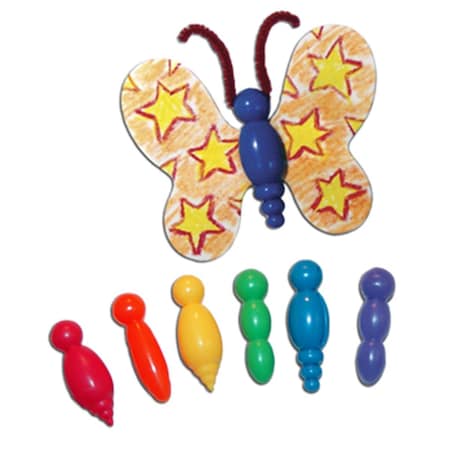 Roylco Bug Bodies - 2 in. x.75 in., 75PK R2450