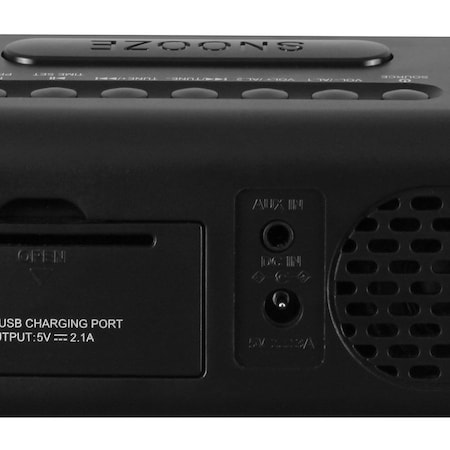 Jensen Bluetooth Digital AM/FM Dual Alarm Clock JCR-298