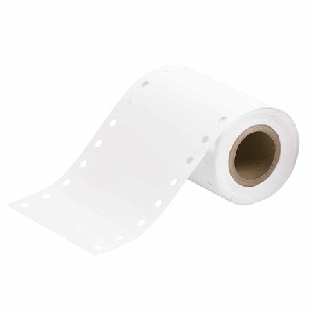 Brady Printable Tags Polyester 0.5 in H x 3 in W White 500/RL BT-841-WT-0530