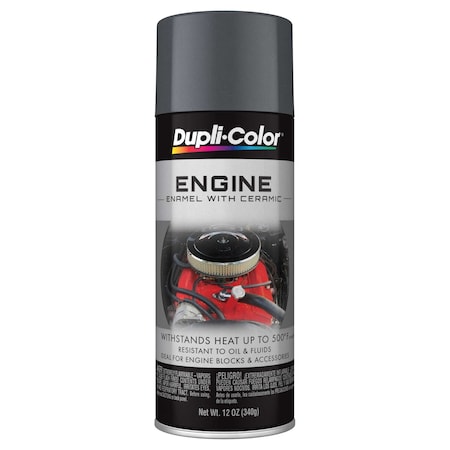 Vht Engine Paint Heat Resistant to 500 Degrees Fahrenheit; Cast Coat Iron; 12 Ounce Aerosol Spray Can DE1651