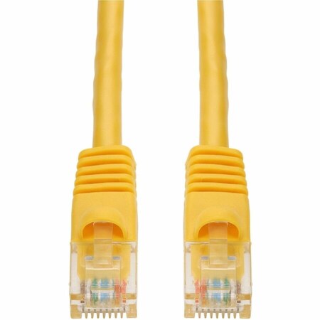 Add-On 75FT YELLOW CAT 6A PVC ETHERNET CABLE SNAGLESS BUBBLE BOOT RJ-45 M/M ADD-75FCAT6A-YW