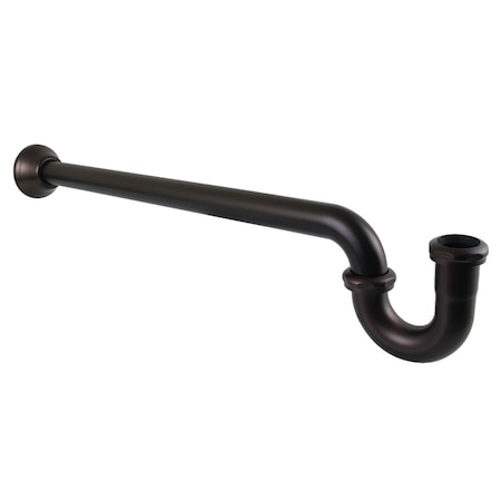 Kingston Brass 1-1/4 in. P-Trap with Bell Flange, 24 in. Length, 18 Gauge, Oil Rubbed Bronze CC7185