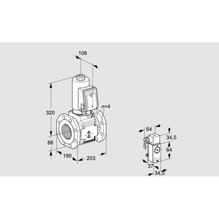 Honeywell Kromschroder VAS7T80A05NQSRB/P3/PP KS88206628