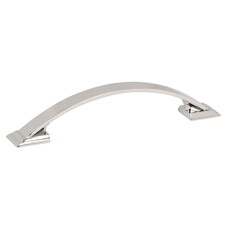 Amerock Candler 3-3/4 inch 96mm Center-to-Center Polished Nickel Cabinet Pull 2000696