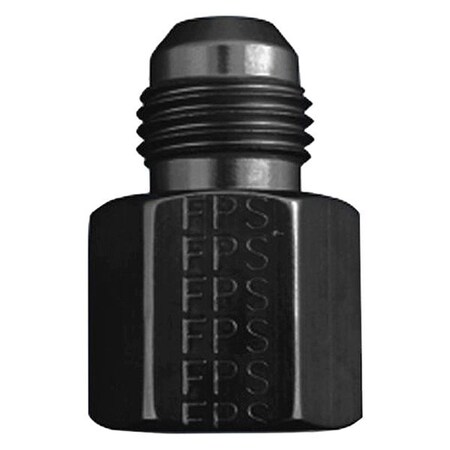 Light House Beauty 491971-BL -6 AN x 16 mm x 1.5 in. O-Ring Female Adapter Fitting - Black Anodize LI3629936