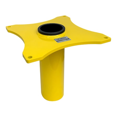 Oz Lifting Products Mounting Base, 2,500 lb Capacity, Silver OZSOC4