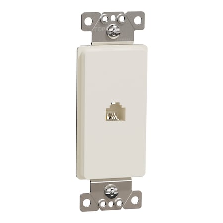 Square D Telephone Socket, X Series, Rj11 (4P4C) SQR87T01LA