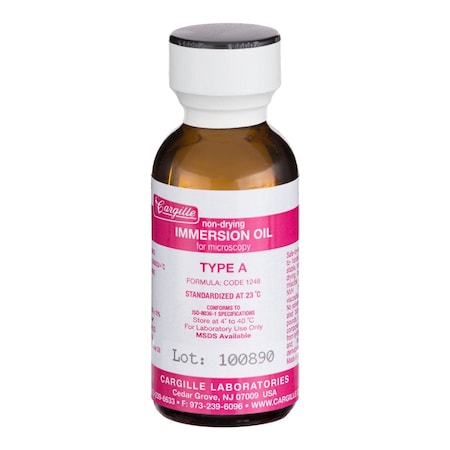 Amscope Cargille Type A Low-viscosity Immersion Oil 1 Oz for Light Microscopy ML-A-1
