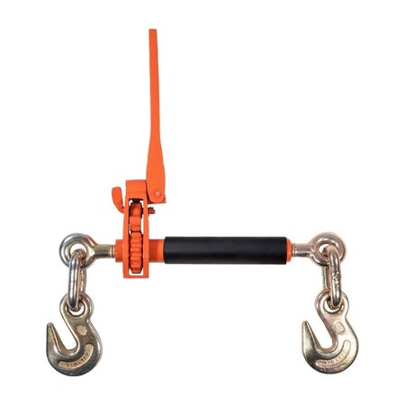 Mytee Products 3/8in-1/2in Folding Handle Ratchet Load Binder w/ Grab Hook 12,000 lb WLL CBRS-FH38-SO
