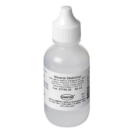 Hach Mineral Stabilizer Solution, 50 mL, Bottle 2376626