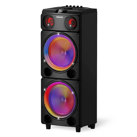 Signify TAX5509 Bluetooth Wireless Party Speaker 260W, Powerful Bass, DJ & Karaoke Effects TAX5509/37