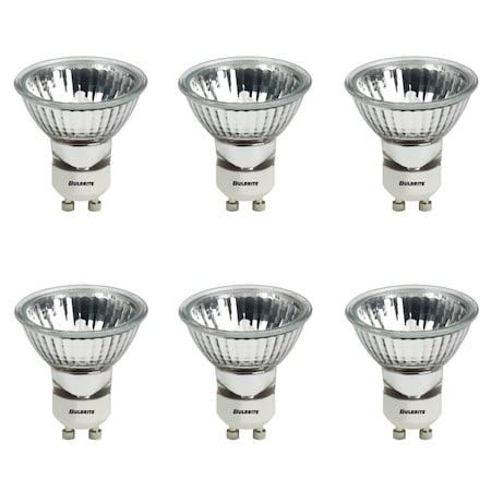 Bulbrite Halogen MR16 Twist & Lock Bi-Pin Base GU10 Light Bulb, 35W, Clear, 6PK 860655