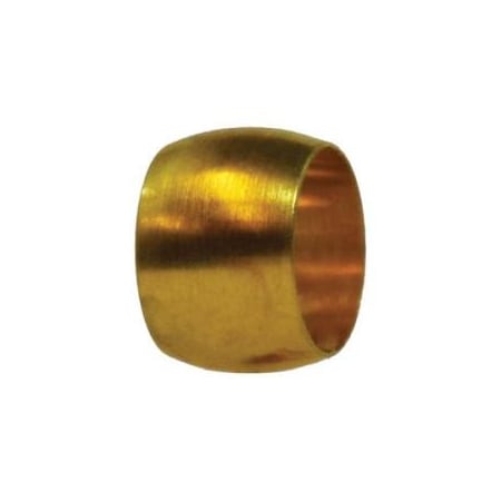 First Fitting & Fastener 1/4T BRASS DOT AIR BRAKE SLEEVE/FERRULE FOR COPPER TUBING 38161MID