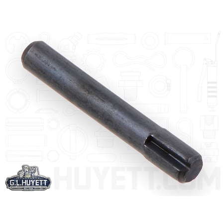 Huyett Type C Grooved Pin, Alloy Steel, 0.094 in Dia x 0.093 in Small End Dia x 0.750 in Length GPA-0093-0750-C