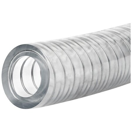 Zoro Select Food Grade Steel Wire Reinforced PVC ZUSA-HT-6609
