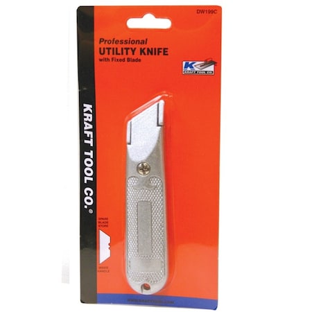 Kraft Tool Kraft Tools Professional Utility Knife w/ Fixed Blade DW199C