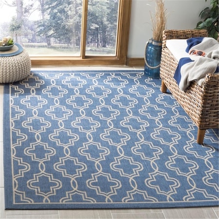 Safavieh Martha Stewart Large Rectangle Area RugBlue & Beige 8 x 11 ft. 2 in. MSR4274-243-8